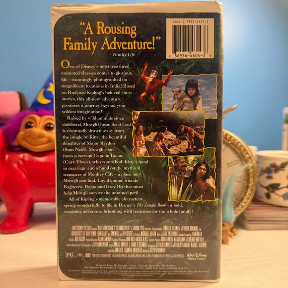 Disney’s The Jungle Book (1994) VHS Clamshell – Tested & Works - Picture 2 of 3